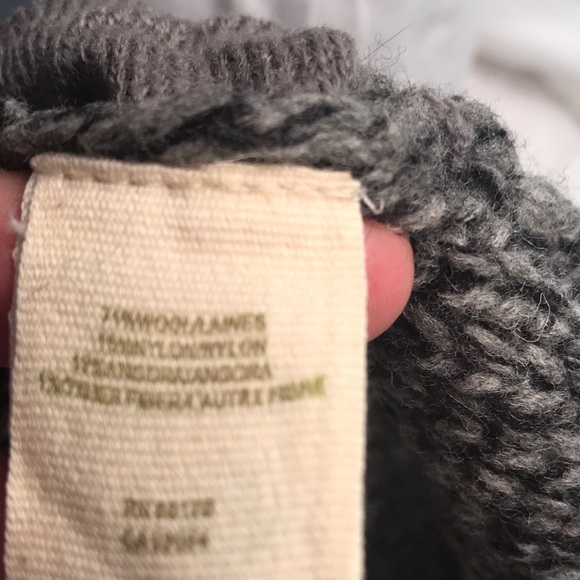 Free People hooded wool blend jacket with pockets. Lots of cool details. - Picture 6 of 6